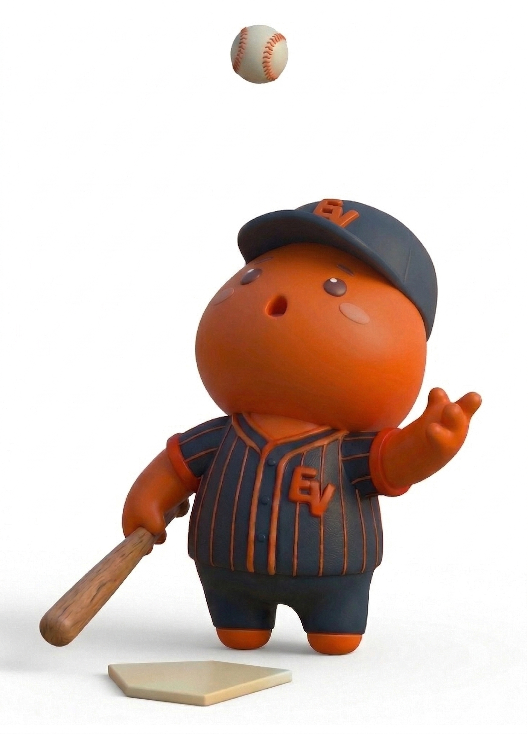 Velo watching a pop-up ball hang straight up in the air after his swing